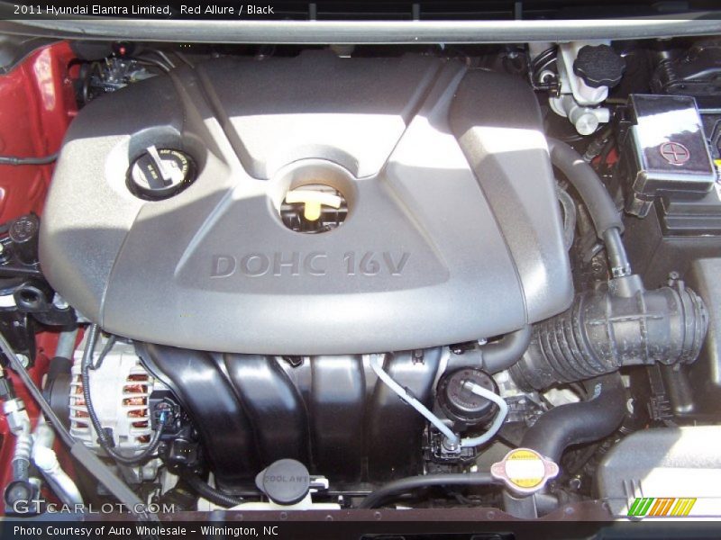 Red Allure / Black 2011 Hyundai Elantra Limited