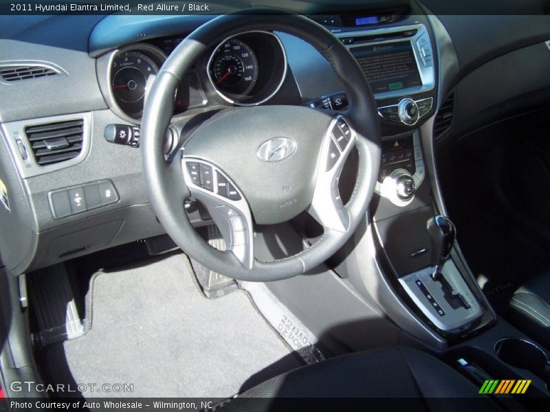 Red Allure / Black 2011 Hyundai Elantra Limited