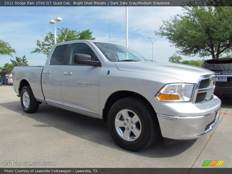 Front 3/4 View of 2012 Ram 1500 SLT Quad Cab