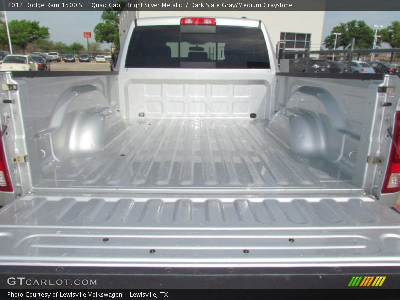 Bright Silver Metallic / Dark Slate Gray/Medium Graystone 2012 Dodge Ram 1500 SLT Quad Cab