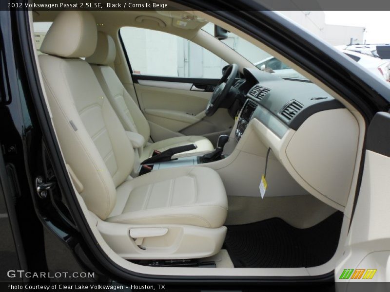 Black / Cornsilk Beige 2012 Volkswagen Passat 2.5L SE