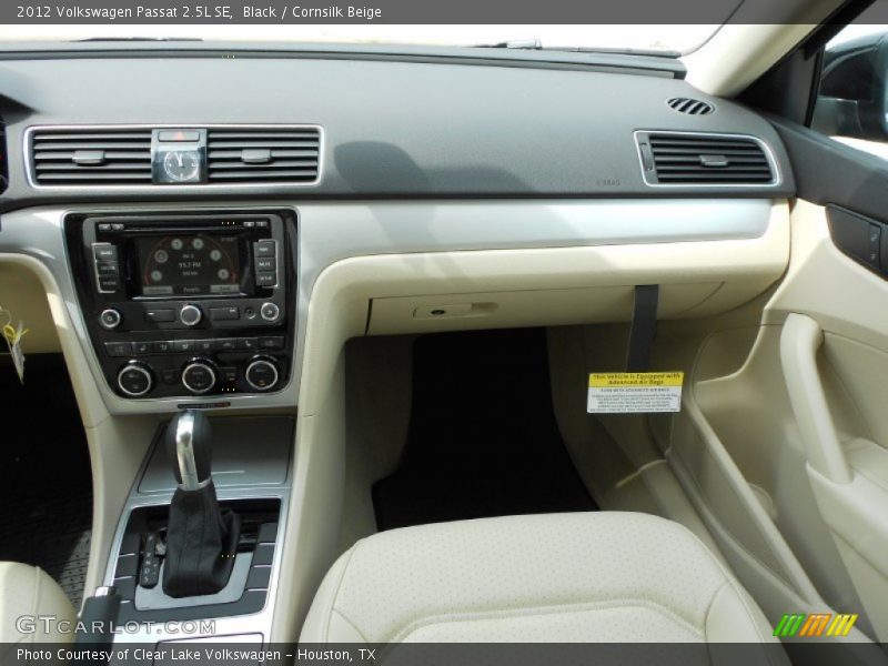 Black / Cornsilk Beige 2012 Volkswagen Passat 2.5L SE