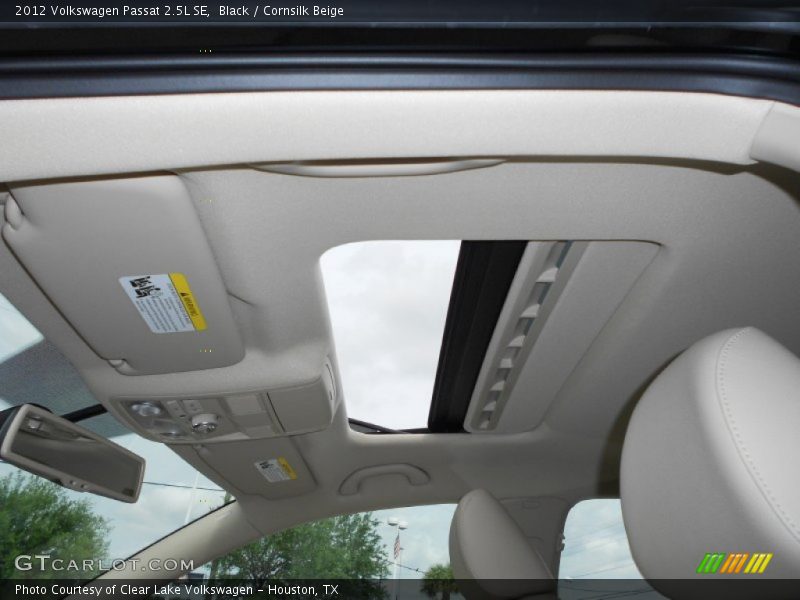 Black / Cornsilk Beige 2012 Volkswagen Passat 2.5L SE