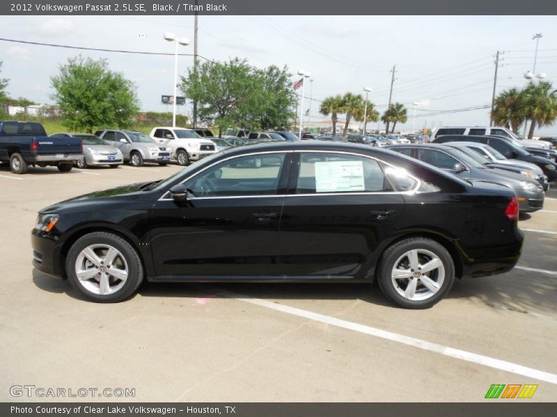 Black / Titan Black 2012 Volkswagen Passat 2.5L SE