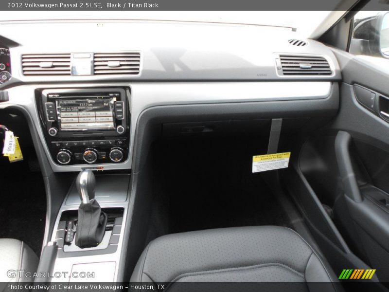 Black / Titan Black 2012 Volkswagen Passat 2.5L SE
