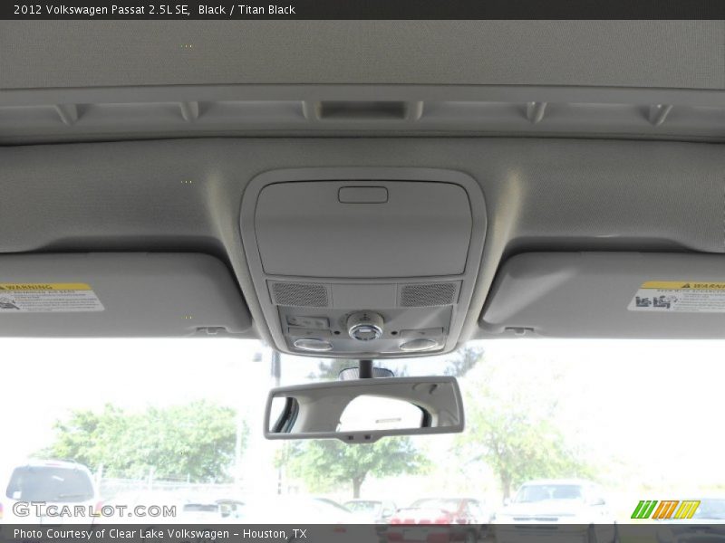 Black / Titan Black 2012 Volkswagen Passat 2.5L SE