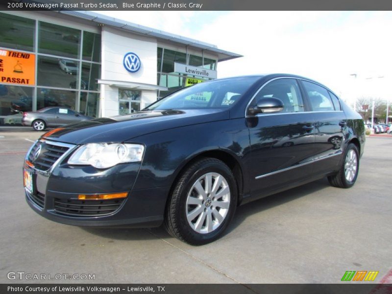 Blue Graphite / Classic Gray 2008 Volkswagen Passat Turbo Sedan