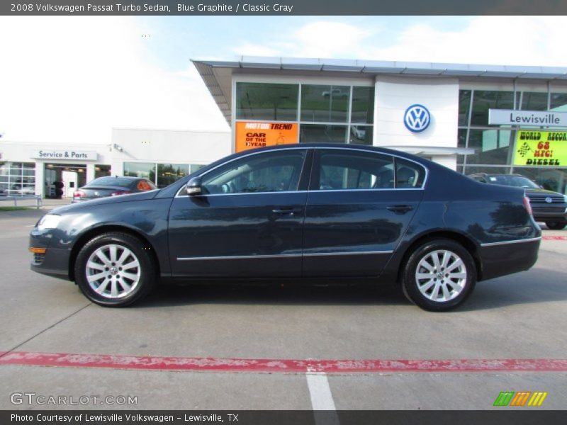 Blue Graphite / Classic Gray 2008 Volkswagen Passat Turbo Sedan