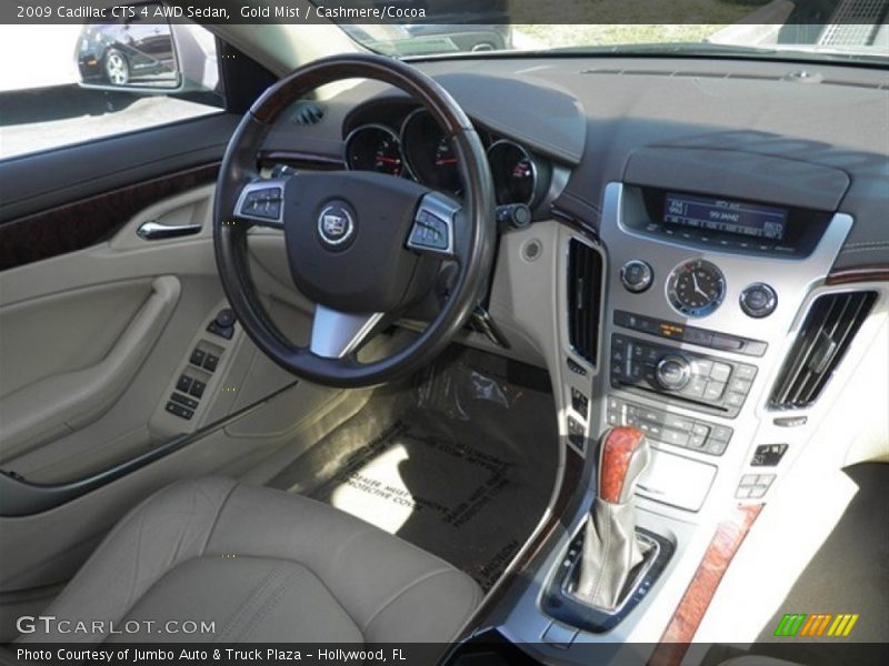 Gold Mist / Cashmere/Cocoa 2009 Cadillac CTS 4 AWD Sedan