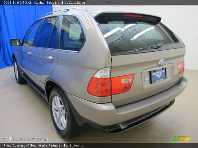 Kalahari Beige Metallic / Sand Beige 2005 BMW X5 3.0i