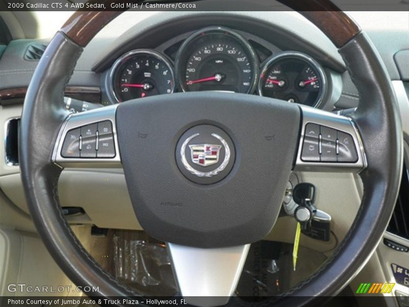 Gold Mist / Cashmere/Cocoa 2009 Cadillac CTS 4 AWD Sedan