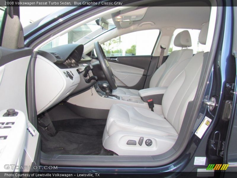 Blue Graphite / Classic Gray 2008 Volkswagen Passat Turbo Sedan