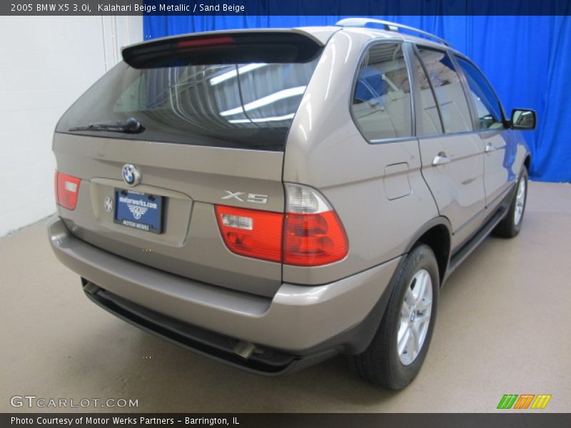 Kalahari Beige Metallic / Sand Beige 2005 BMW X5 3.0i