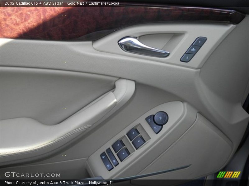 Gold Mist / Cashmere/Cocoa 2009 Cadillac CTS 4 AWD Sedan