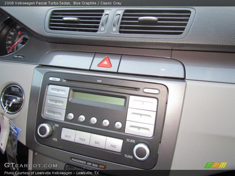 Blue Graphite / Classic Gray 2008 Volkswagen Passat Turbo Sedan