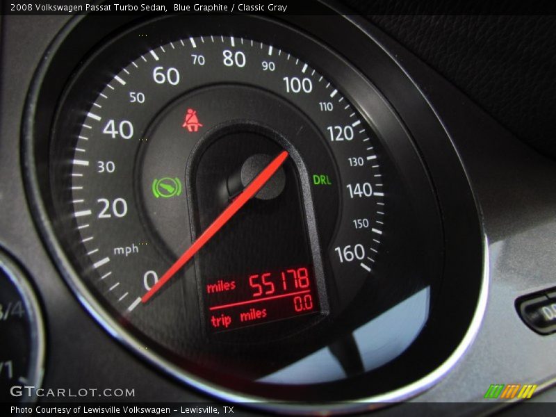 Blue Graphite / Classic Gray 2008 Volkswagen Passat Turbo Sedan