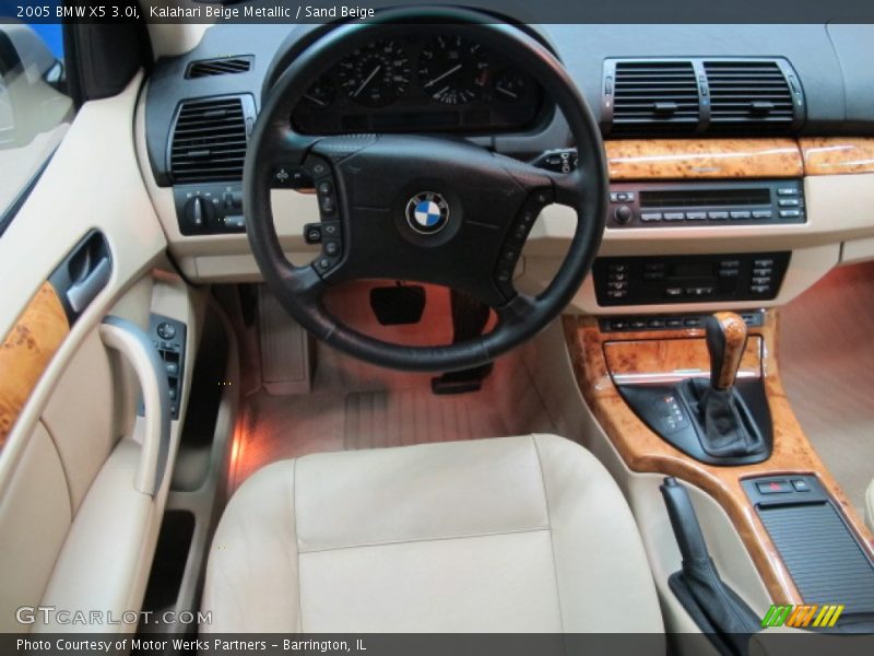 Kalahari Beige Metallic / Sand Beige 2005 BMW X5 3.0i