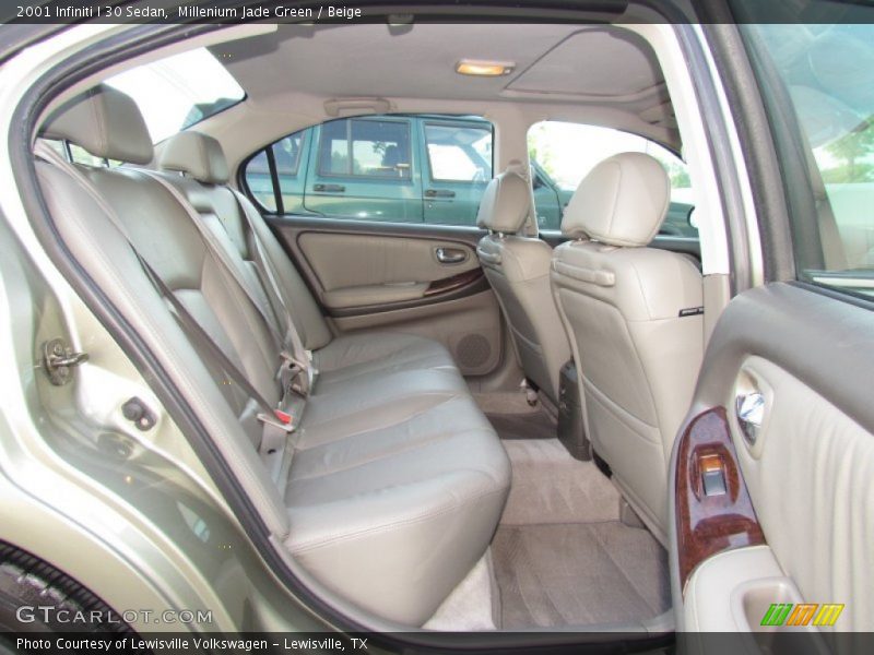 Millenium Jade Green / Beige 2001 Infiniti I 30 Sedan