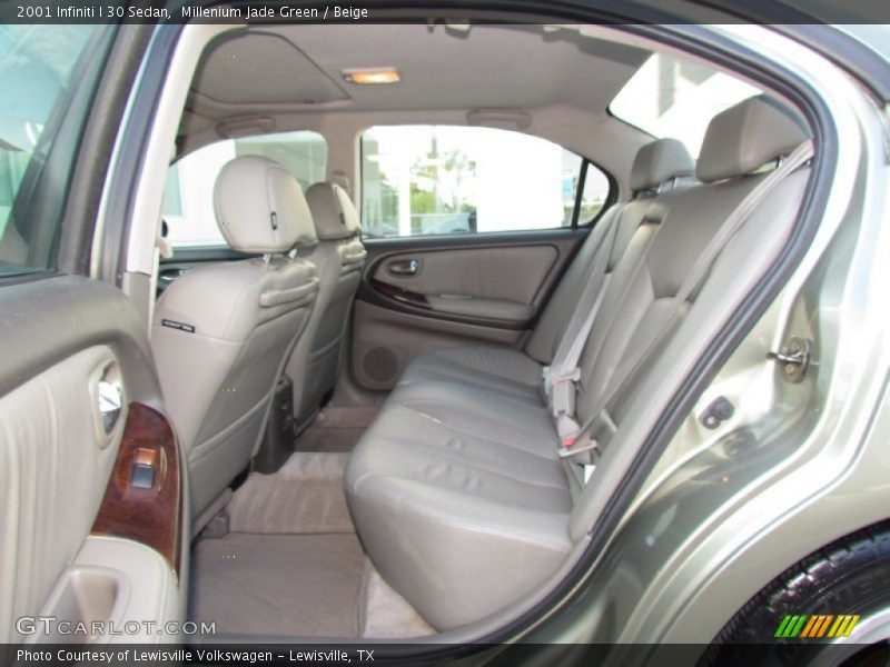 Millenium Jade Green / Beige 2001 Infiniti I 30 Sedan