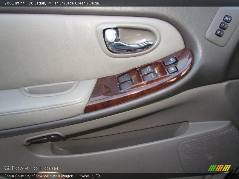 Millenium Jade Green / Beige 2001 Infiniti I 30 Sedan