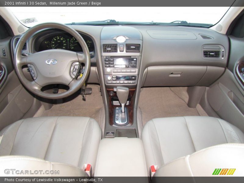 Millenium Jade Green / Beige 2001 Infiniti I 30 Sedan