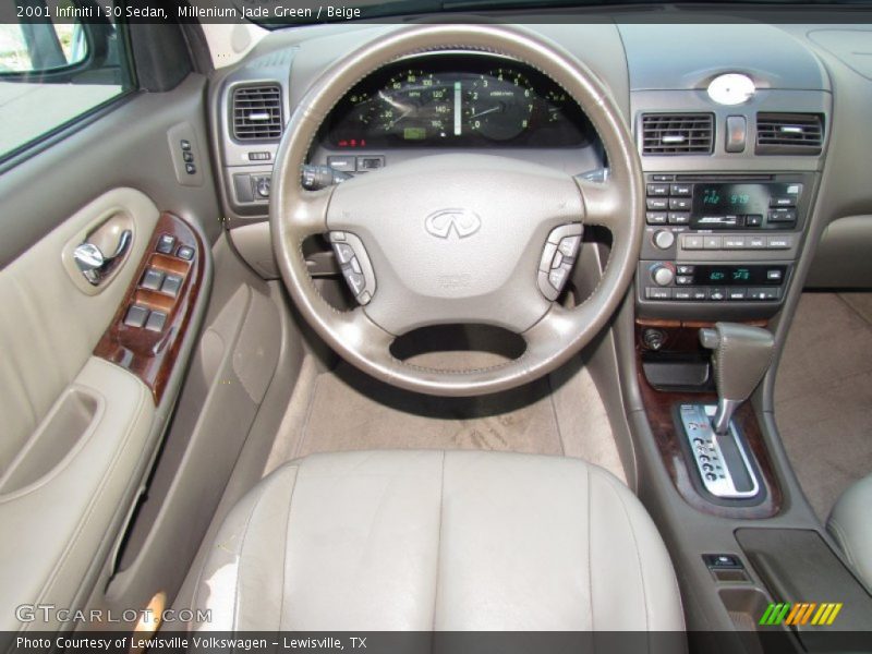 Millenium Jade Green / Beige 2001 Infiniti I 30 Sedan