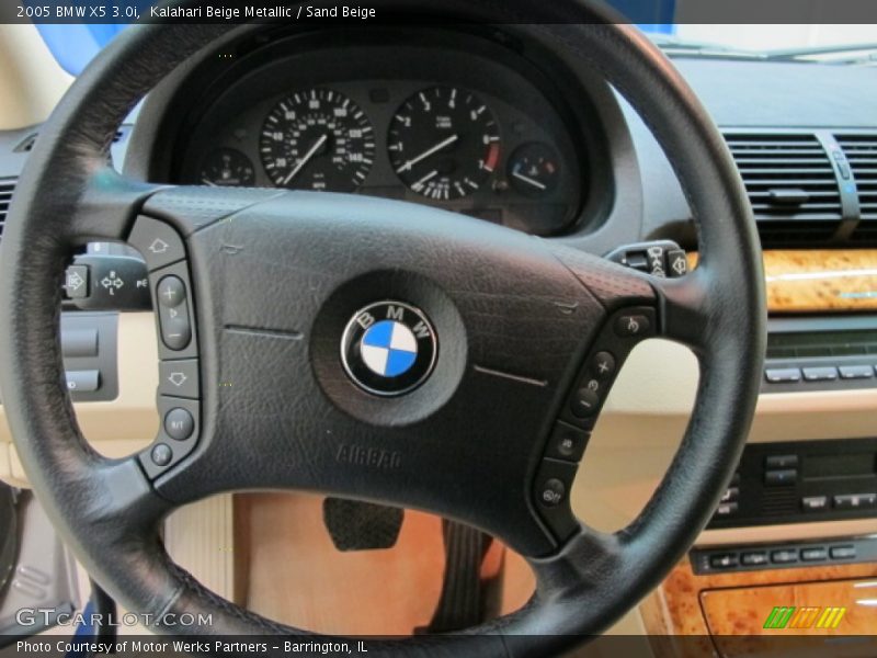 Kalahari Beige Metallic / Sand Beige 2005 BMW X5 3.0i