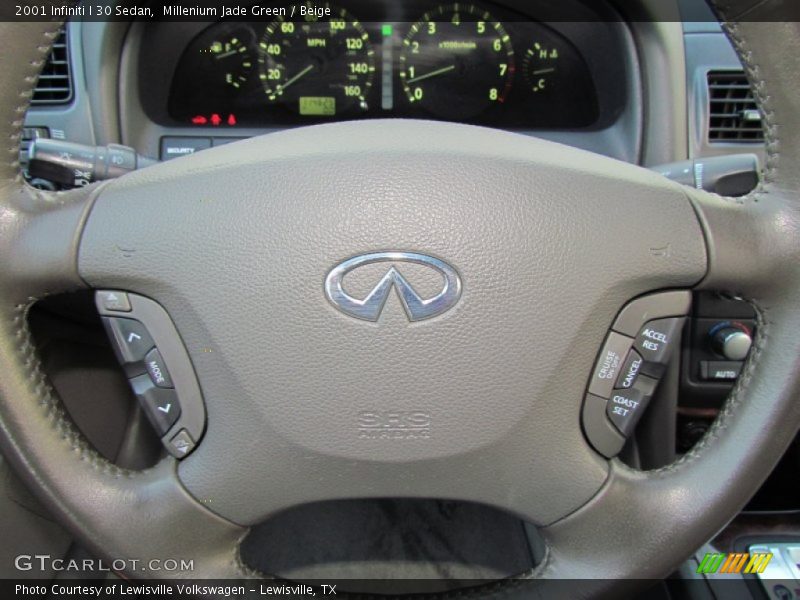 Millenium Jade Green / Beige 2001 Infiniti I 30 Sedan