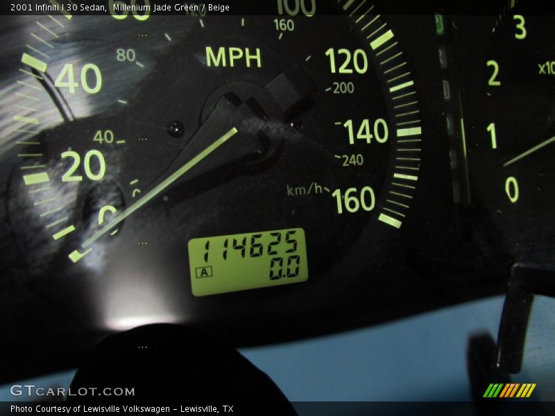 Millenium Jade Green / Beige 2001 Infiniti I 30 Sedan