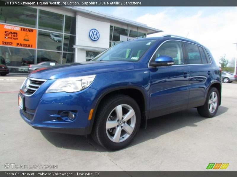 Sapphire Blue Metallic / Sandstone 2010 Volkswagen Tiguan Wolfsburg Edition