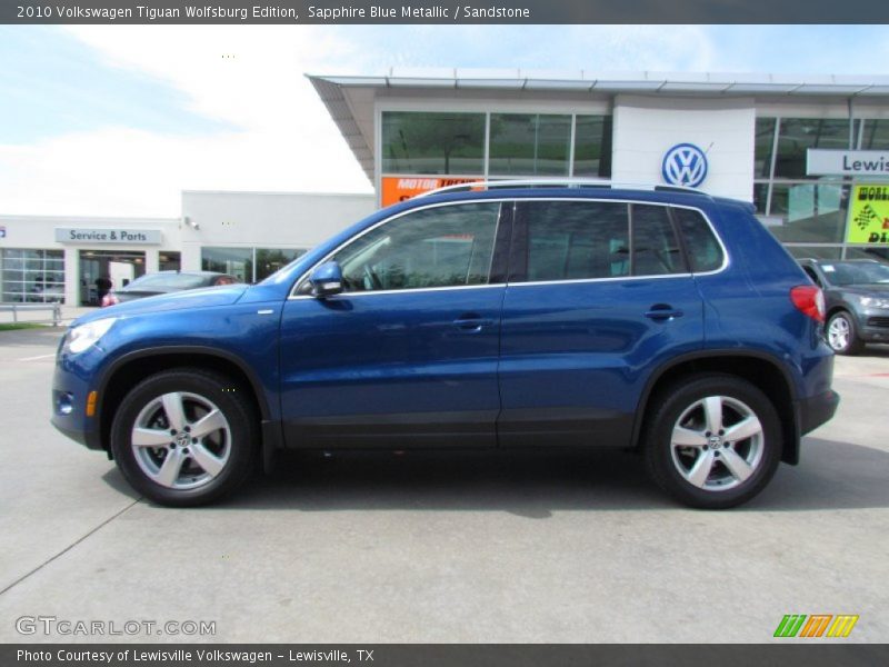 Sapphire Blue Metallic / Sandstone 2010 Volkswagen Tiguan Wolfsburg Edition