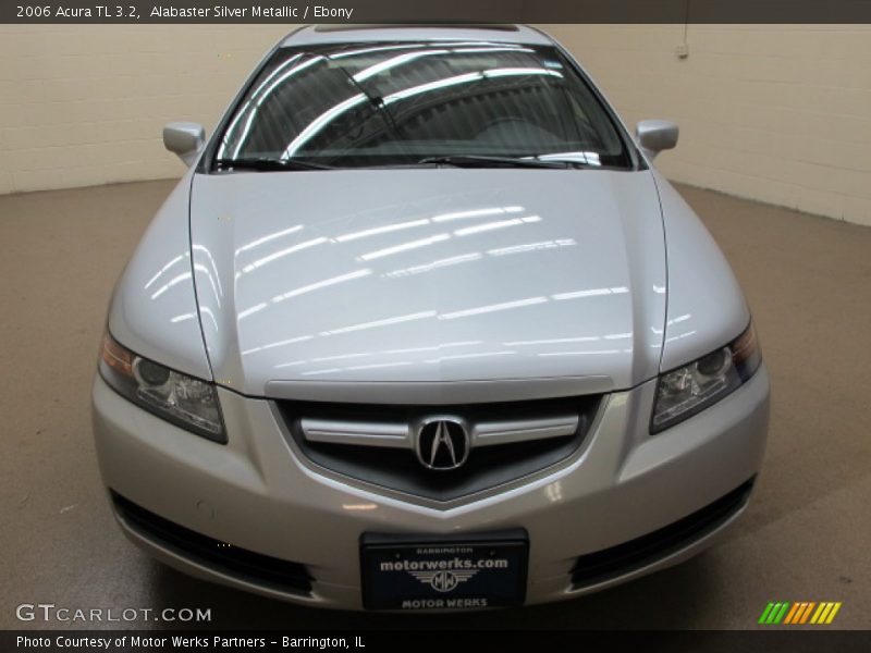 Alabaster Silver Metallic / Ebony 2006 Acura TL 3.2