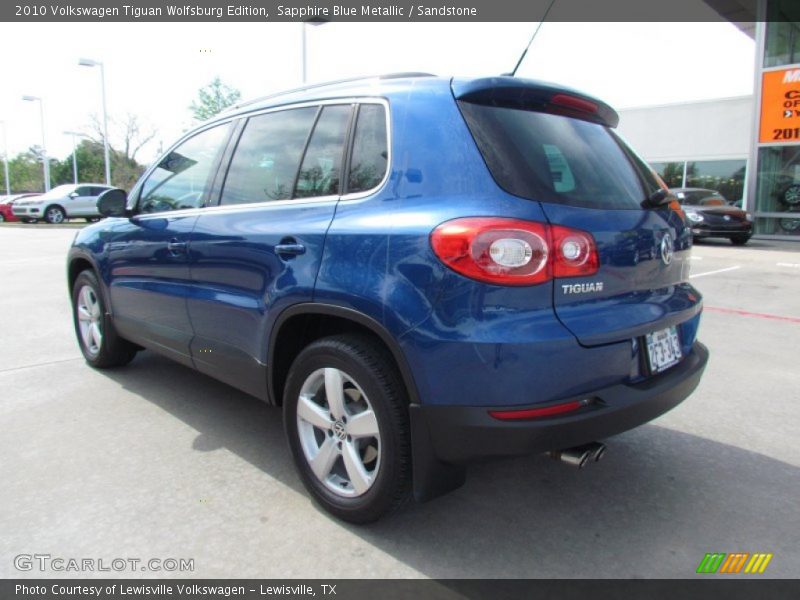 Sapphire Blue Metallic / Sandstone 2010 Volkswagen Tiguan Wolfsburg Edition