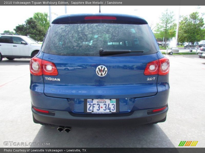 Sapphire Blue Metallic / Sandstone 2010 Volkswagen Tiguan Wolfsburg Edition