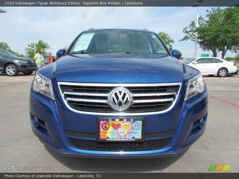 Sapphire Blue Metallic / Sandstone 2010 Volkswagen Tiguan Wolfsburg Edition