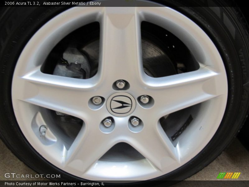 Alabaster Silver Metallic / Ebony 2006 Acura TL 3.2