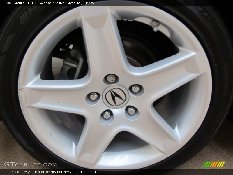 Alabaster Silver Metallic / Ebony 2006 Acura TL 3.2