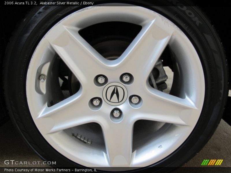 Alabaster Silver Metallic / Ebony 2006 Acura TL 3.2