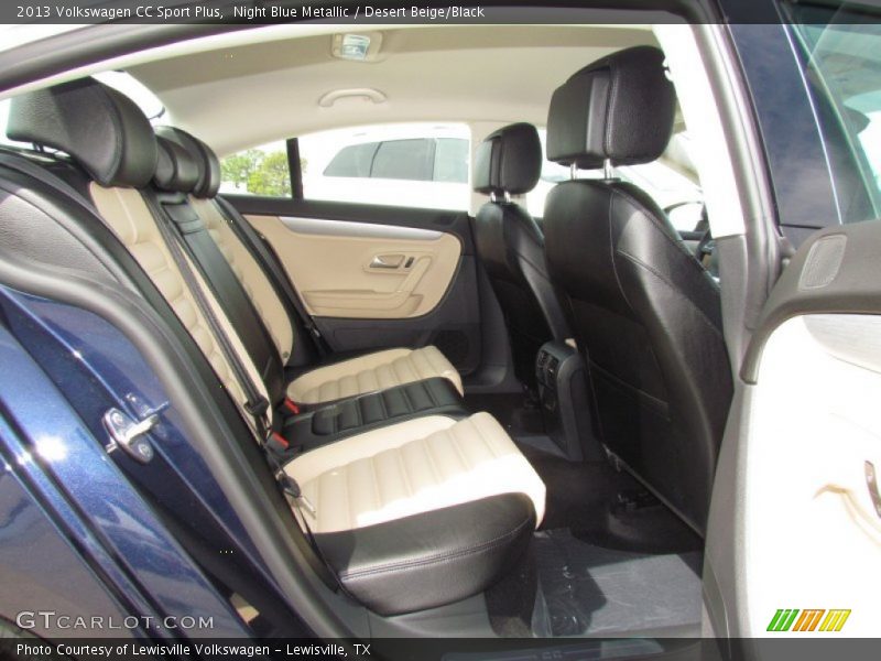 Night Blue Metallic / Desert Beige/Black 2013 Volkswagen CC Sport Plus