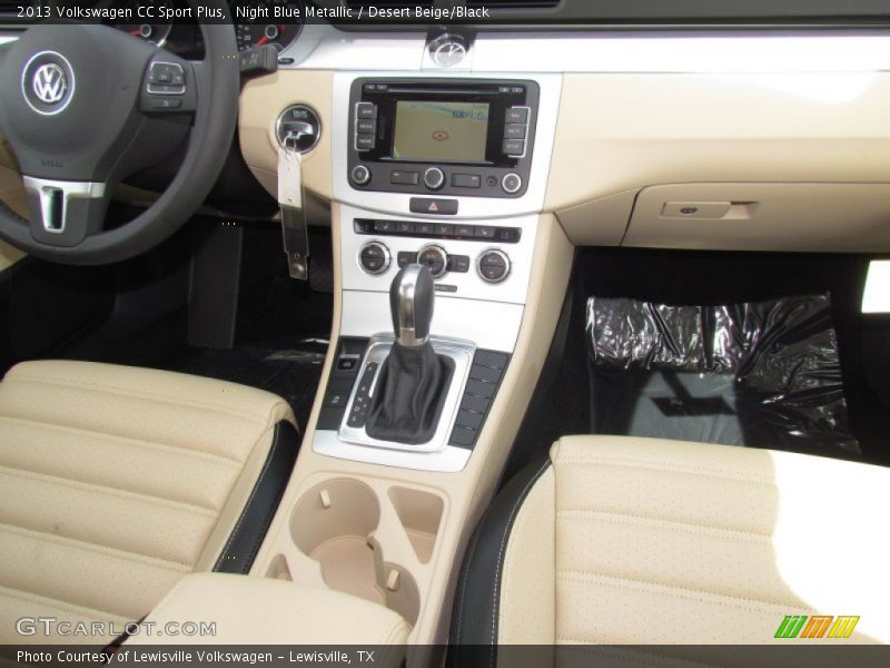 Night Blue Metallic / Desert Beige/Black 2013 Volkswagen CC Sport Plus