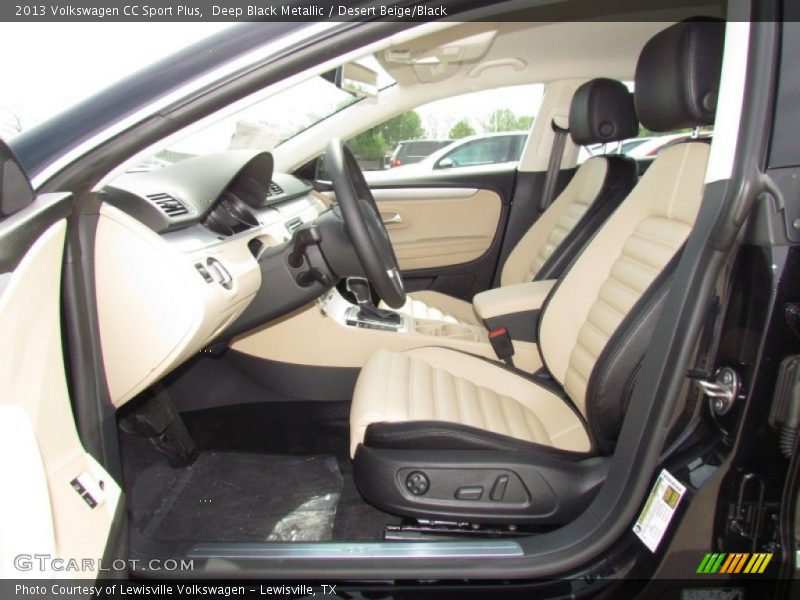  2013 CC Sport Plus Desert Beige/Black Interior