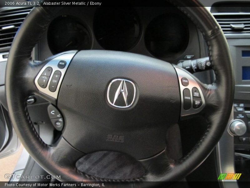 Alabaster Silver Metallic / Ebony 2006 Acura TL 3.2