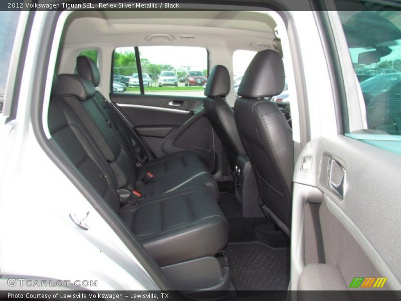 Reflex Silver Metallic / Black 2012 Volkswagen Tiguan SEL