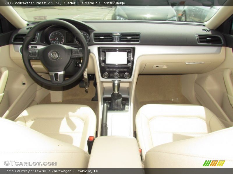 Glacier Blue Metallic / Cornsilk Beige 2012 Volkswagen Passat 2.5L SE