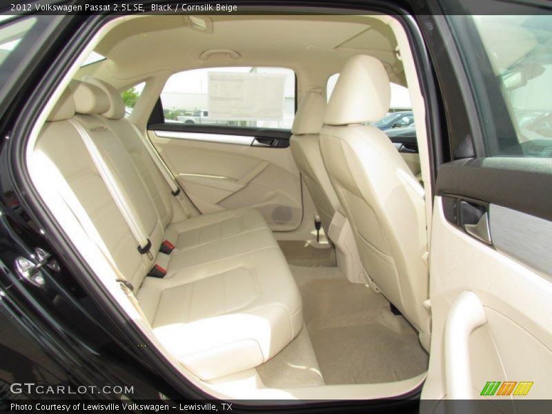Black / Cornsilk Beige 2012 Volkswagen Passat 2.5L SE