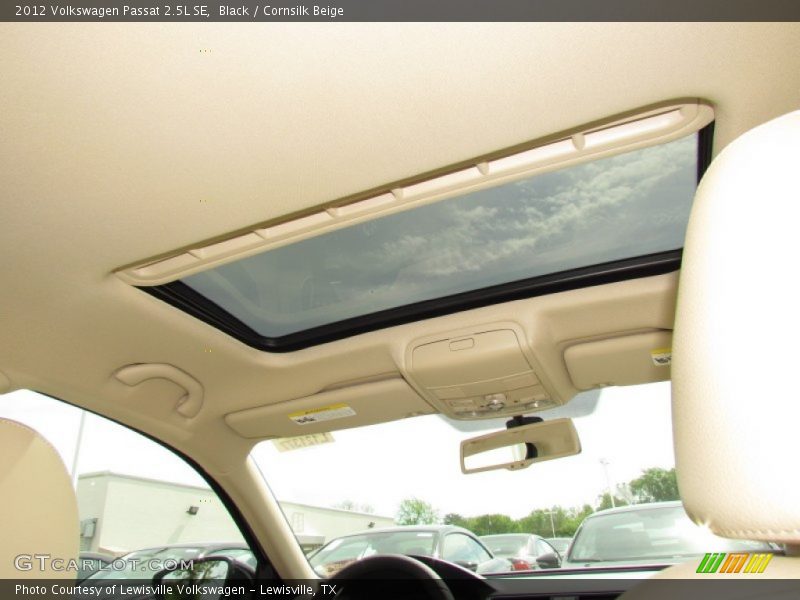Black / Cornsilk Beige 2012 Volkswagen Passat 2.5L SE