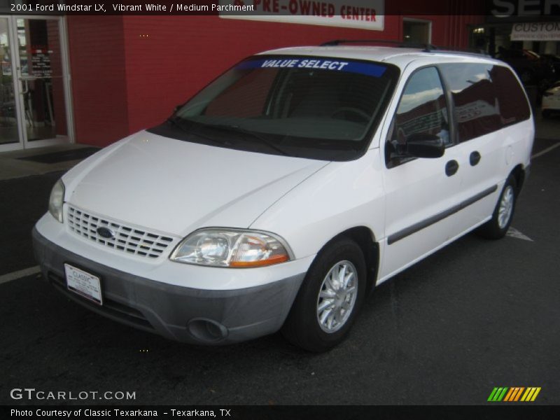 Vibrant White / Medium Parchment 2001 Ford Windstar LX