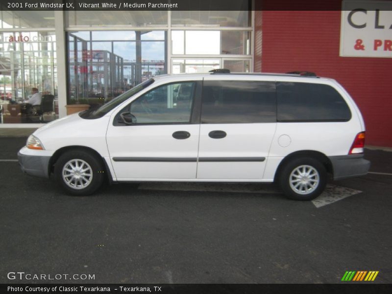 Vibrant White / Medium Parchment 2001 Ford Windstar LX