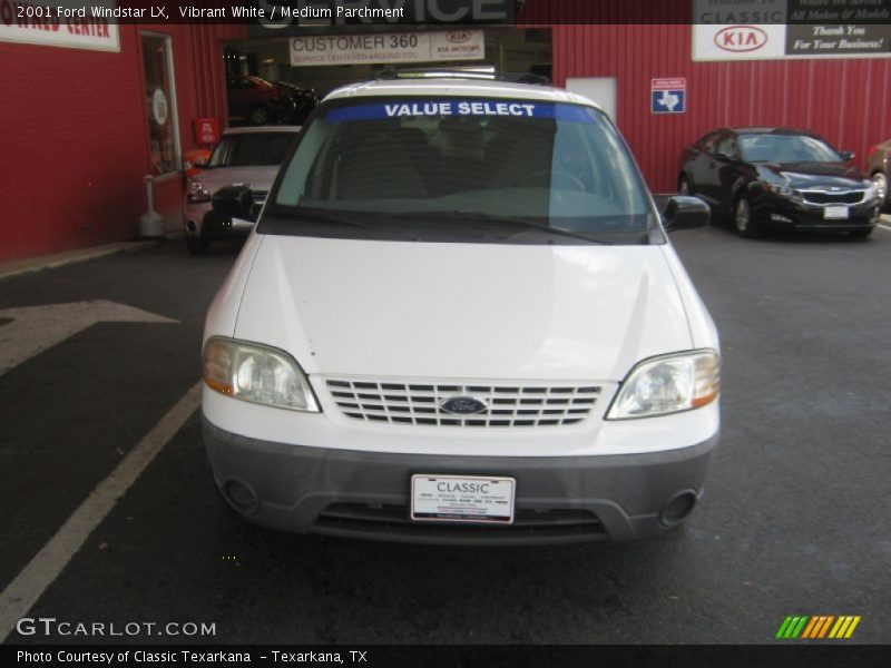 Vibrant White / Medium Parchment 2001 Ford Windstar LX