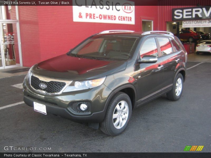 Tuscan Olive / Black 2013 Kia Sorento LX